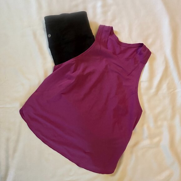 lululemon Lightweight Stretch Running Tank - Sz 6, Pink - Picture 6 of 6